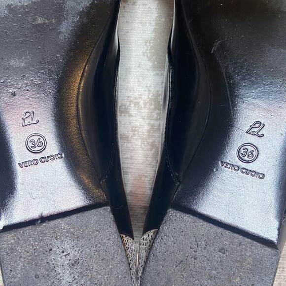 3.1 Phillip Lim Nancy Oxford Flats in Black Patent - Picture 9 of 9